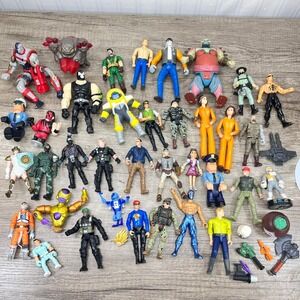 Action Figure Lot Wrestling, Parts, DBZ, CHAP MEI Soldier Force + Other Figures